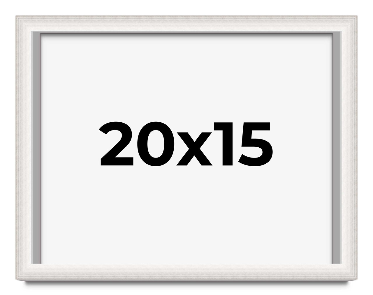 15x20 Shadow Box 1.5" Depth Picture Frame with UV-Resistant Acrylic & Acid Free Backing, Available in 5 Finishes - Black, Brown, Gold, Silver, White